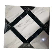 Custom 595*595*7mm 603*603*7mm fales plastic panel pvc ceiling tiles